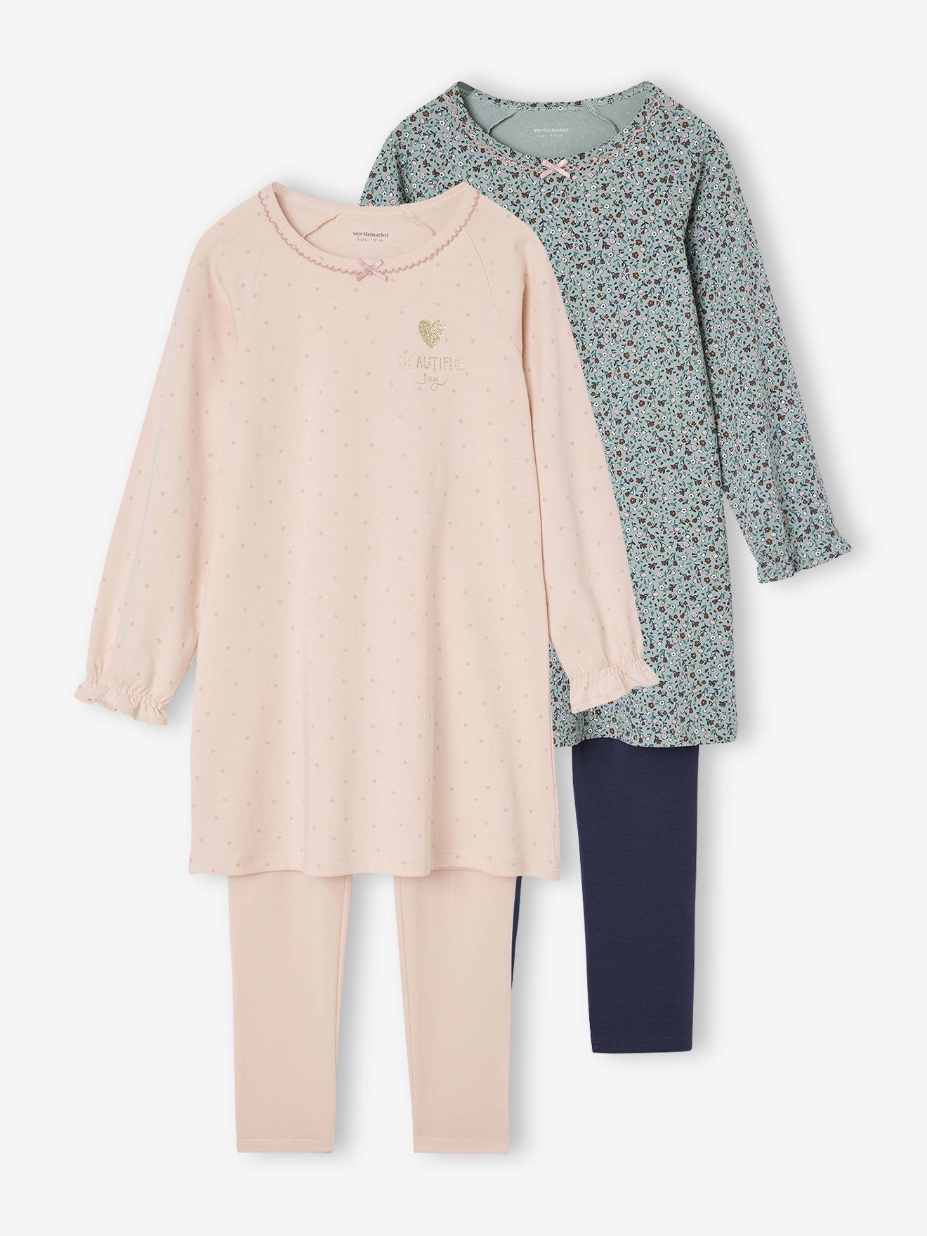 Gilet Cocooning Nuit Fille VERTBAUDET - Sherpa Avec Capuche Et Coeur Lurex - 4