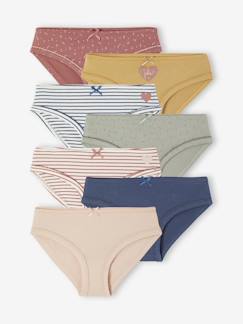 -Lot de 7 culottes Coeurs Fille
