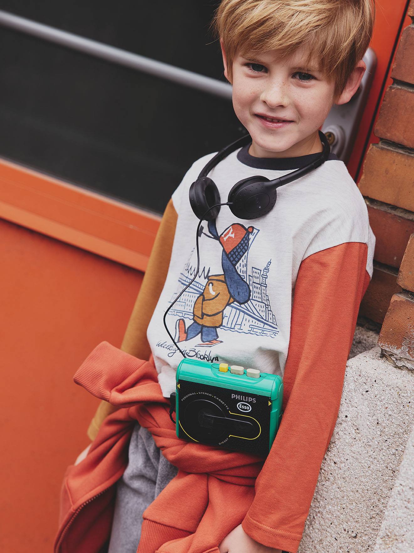 Vertbaudet T-shirt Met Lange Mouwen En Colourblock Voor Jongens Meerkleurig
