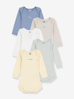 -Lot de 5 bodies semainier manches longues