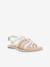 Sandales en cuir fille Dixon KICKERS® ARGENT+OR METAL - vertbaudet enfant 