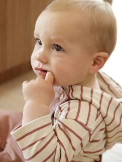 Baby- Gestreept T-shirt met capuchon jongensbaby