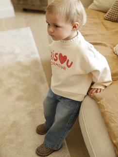 Baby-Babyset-Babyset met sweater en wijde jeans