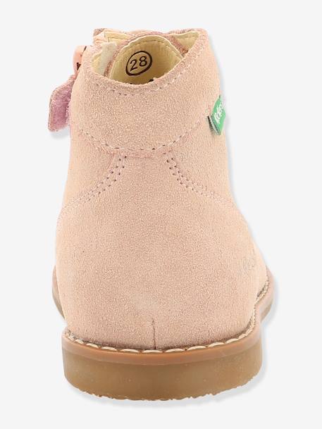 Bottines cuir fille Kouklegend KICKERS® ROSE CLAIR - vertbaudet enfant 