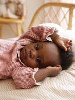 Blouse naissance en flanelle vichy avec col volanté  - vertbaudet enfant