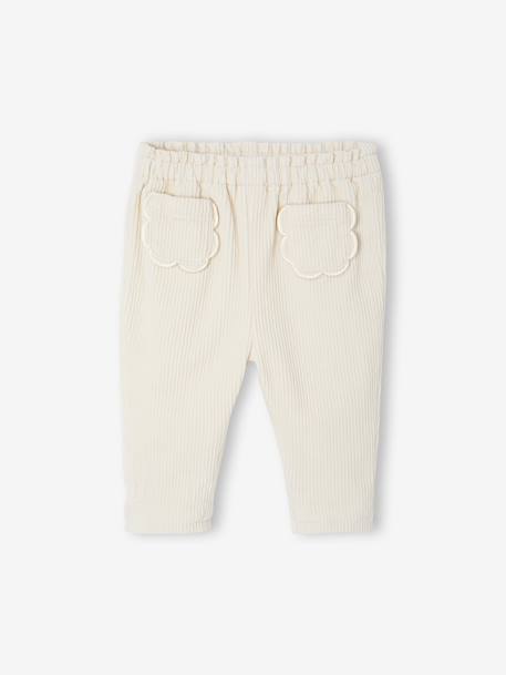 Bébé-Pantalon naissance en velours côtelé