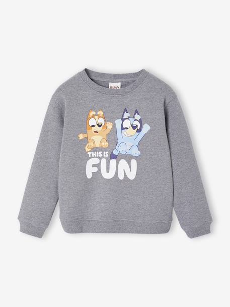 Fille-Pull, gilet, sweat-Sweat Bluey mixte