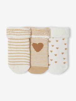 Baby-Sokken, kousen-Set van 3 paar sokken « c½urs » babymeisje
