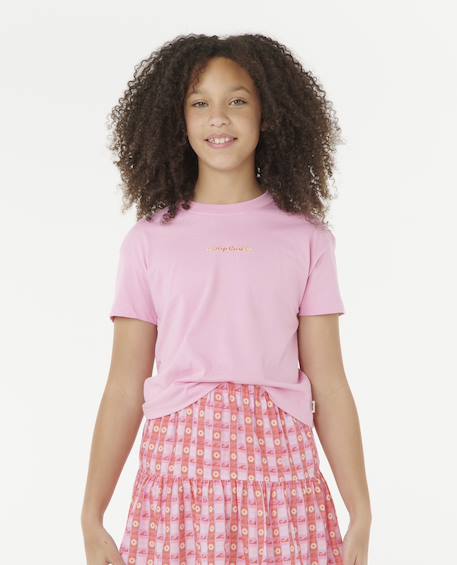 Fille-T-shirt, sous-pull-T-shirt-T-shirt fille Sunset Skies Crop