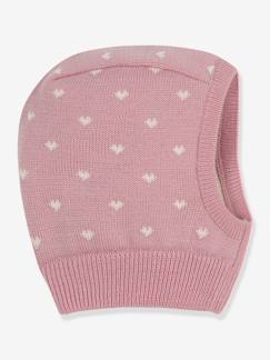 -Baby muts met hartjes van wol en katoen PETIT BATEAU