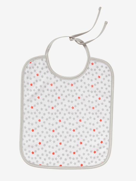 Lot de 7 bavoirs bébé VERTBAUDET ASSORTIS ETOILES/GOUTTES EAU+Imprimé jungle+MOTIFS FRUITS+MOTIFS NOEL - vertbaudet enfant 