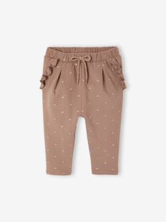 -Fleece-pantalon voor meisjesbaby