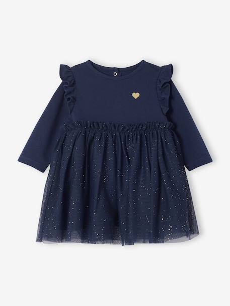 Bébé-Robe noël bébé fille jupon tulle pailleté