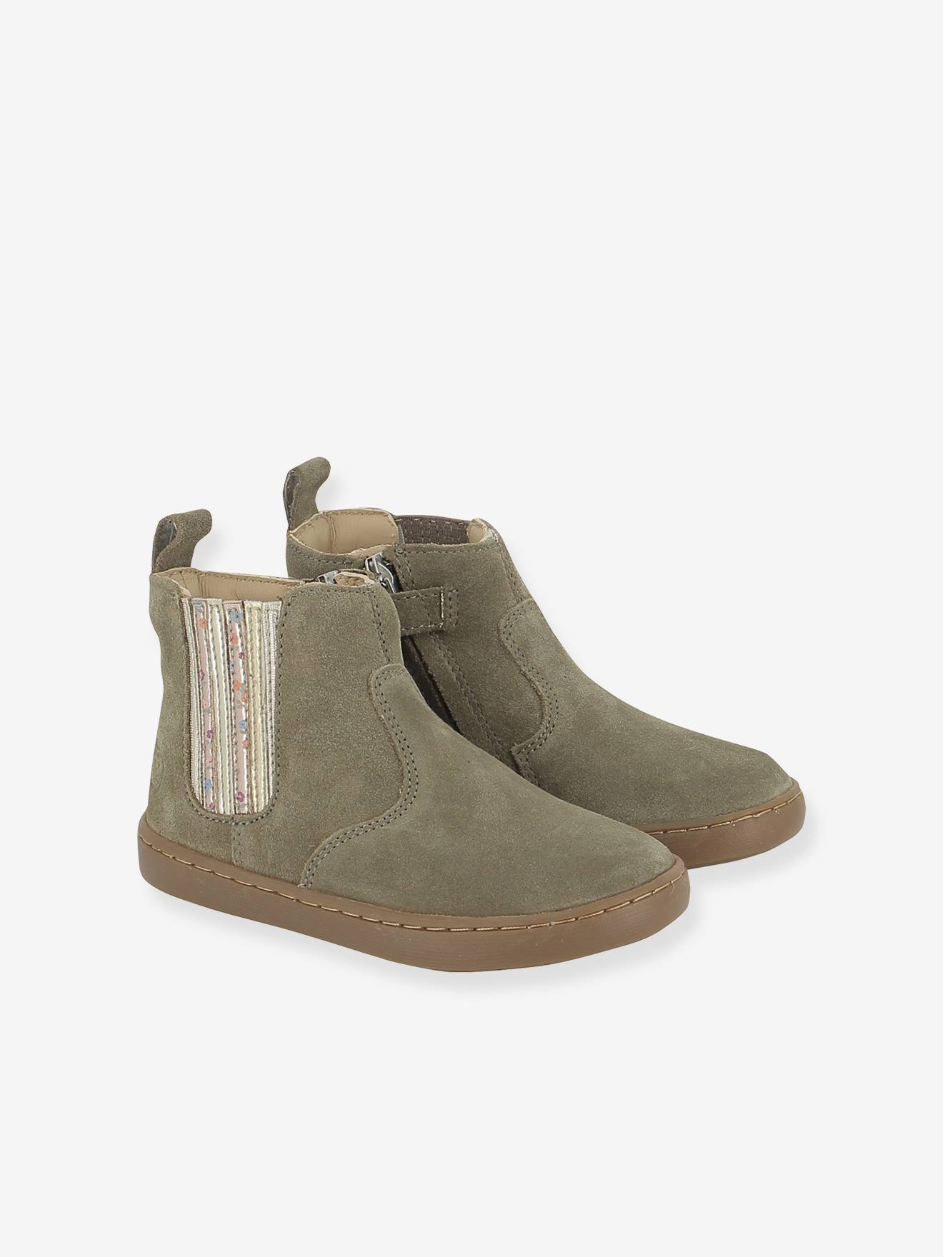 Boots van leer Play New Shine SHOO POM® kaki