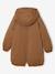 Parka fille à capuche doublée imitation fourrure bois de rose+camel+marine+noir+prune+vert foncé - vertbaudet enfant 