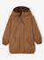 Parka fille à capuche doublée imitation fourrure bois de rose+camel+marine+noir+prune+vert foncé - vertbaudet enfant 