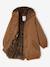 Parka fille à capuche doublée imitation fourrure bois de rose+camel+marine+noir+prune+vert foncé - vertbaudet enfant 