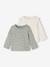 Lot de 2 T-shirts bébé Basics manches longues noisette+vert sauge - vertbaudet enfant 