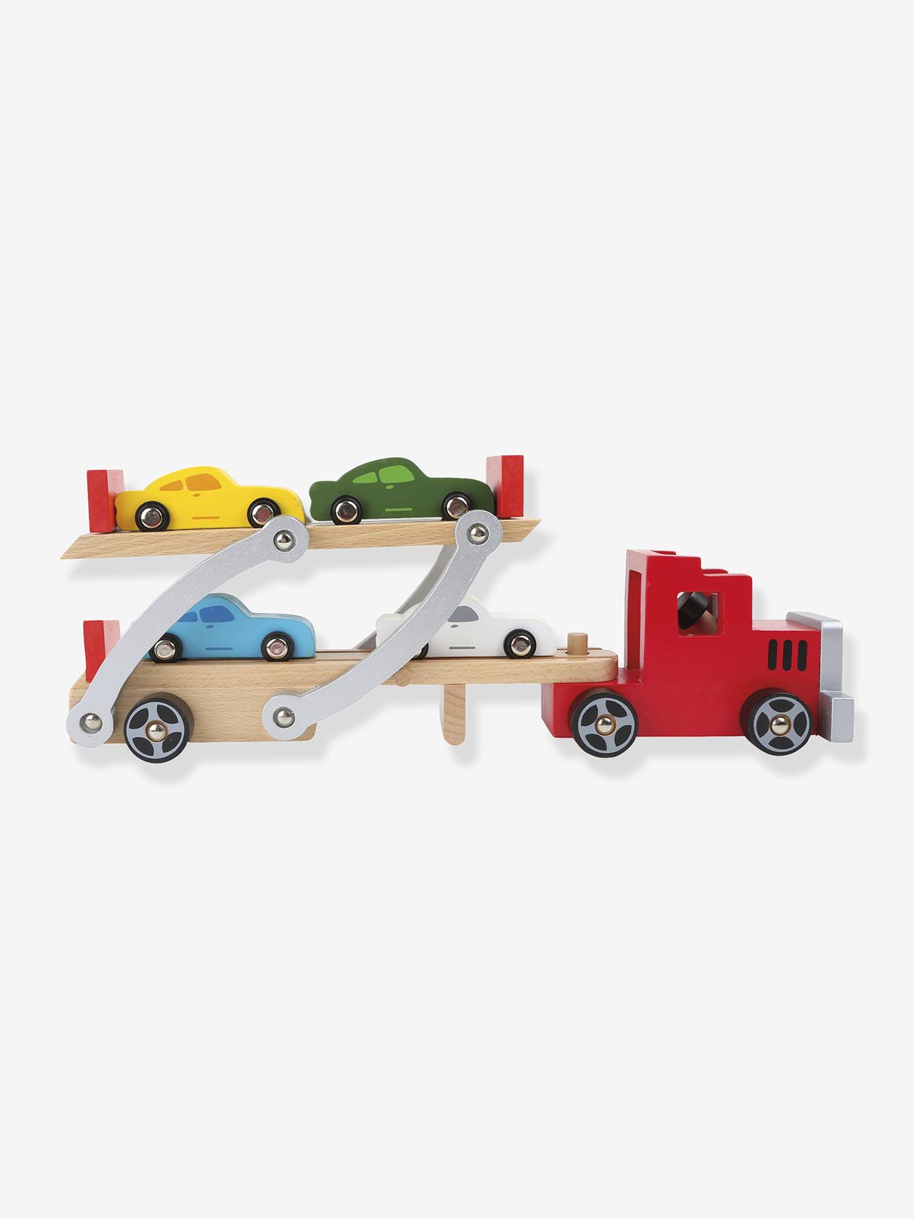 Small Foot Essentiële Houten Speelgoed Brandweerwagen Meerkleurig