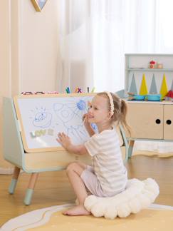 Jouet-Activités artistiques-Tableau bibliothèque 2 en 1 enfant