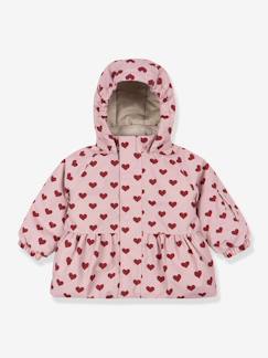 Bébé-Manteau, combipilote, nid d'ange-Veste coupe-vent imperméable motifs coeurs Mismou