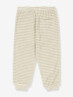 Pantalon rayé ample en éponge  - vertbaudet enfant