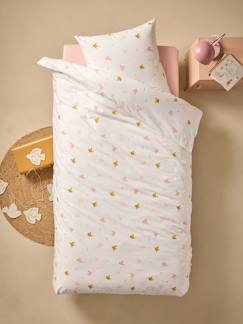 Linge de maison et décoration-Linge de lit enfant-Parure housse de couette et taie d'oreiller HIRONDELLES