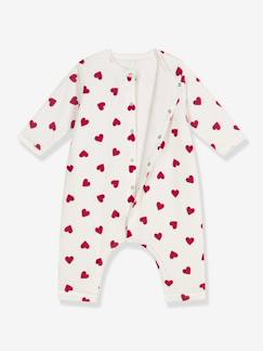 Baby-Gewatteerd babypakje van katoen met hartjesprint PETIT BATEAU