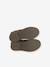 Boots enfant fille cuir zippées camel+marine+noir imprimé - vertbaudet enfant 