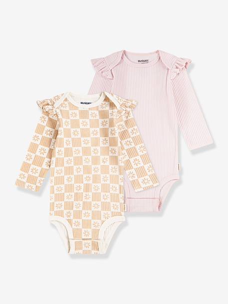 Bébé-Lot de 2 bodies manches longues