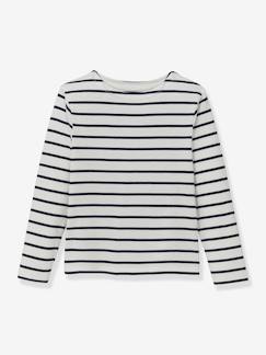 Garçon-T-shirt, polo, sous-pull-T-shirt marinière garçon coton biologique