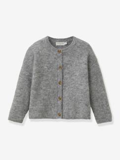 Meisje-Vestje voor meisjes met wol en mohair CYRILLUS