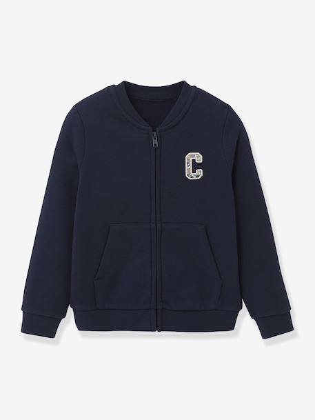 Fille-Cardigan fille en molleton coton biologique