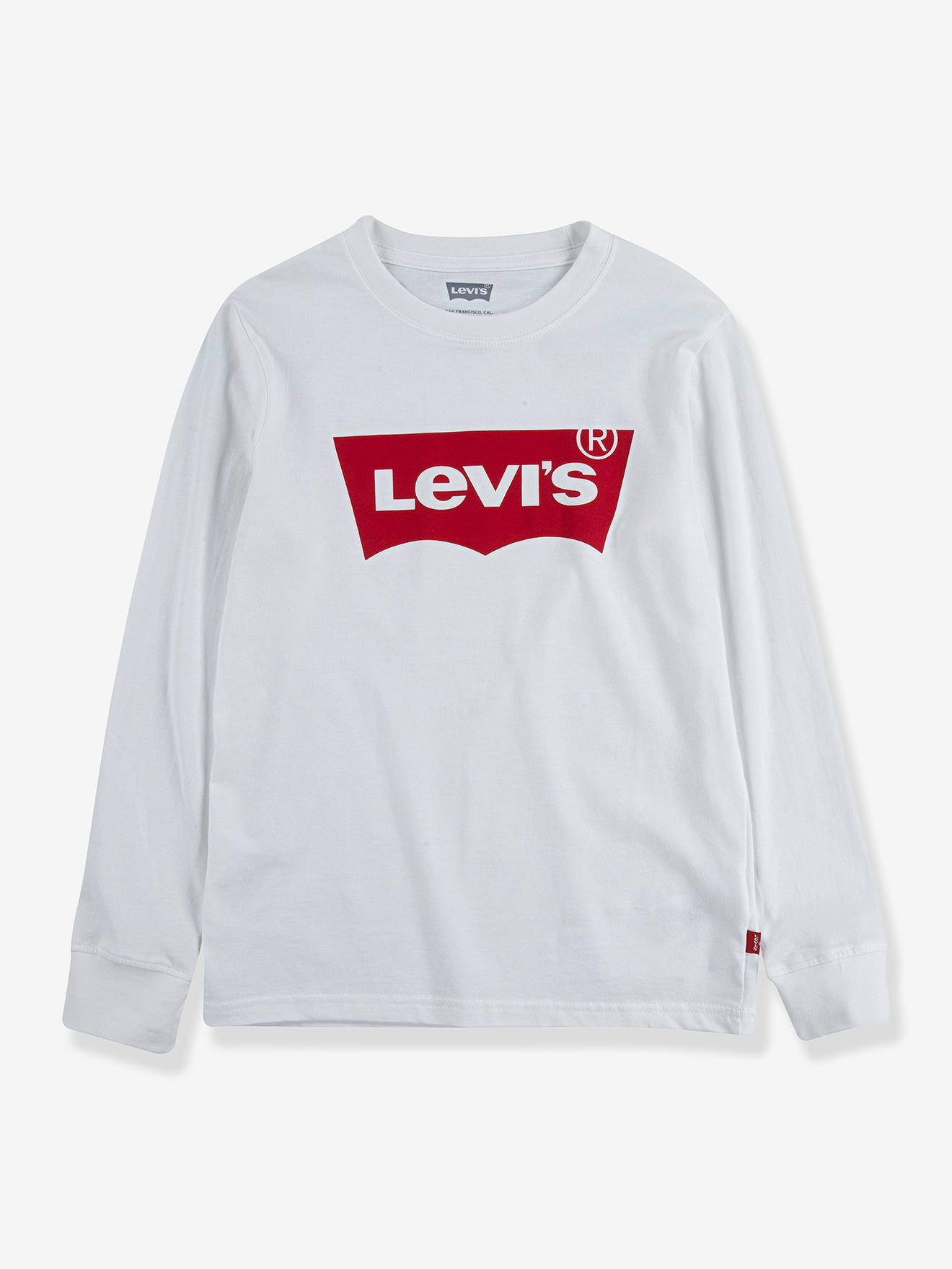 Levis Kid's T-shirt Batwing Levi'S® Lange Mouwen Wit