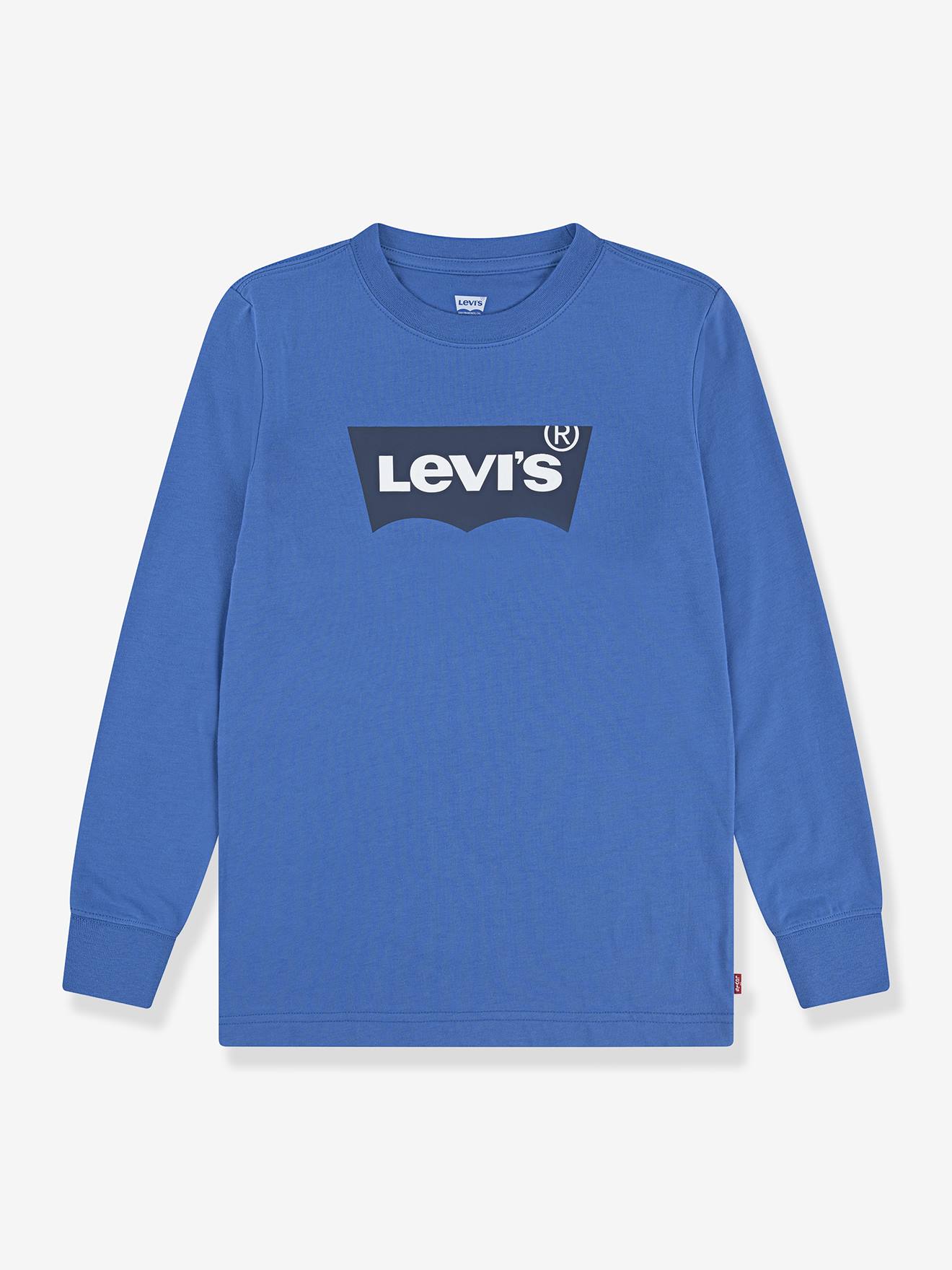 Levis Kid's T-shirt Batwing Levi'S® Lange Mouwen Blauw