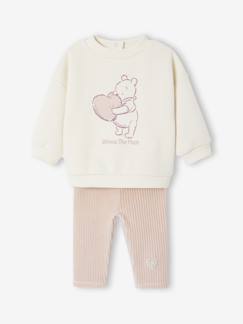 Disney® WINNIE DE POEG babyset  fleece sweater + legging van fluweel / velours  - vertbaudet enfant