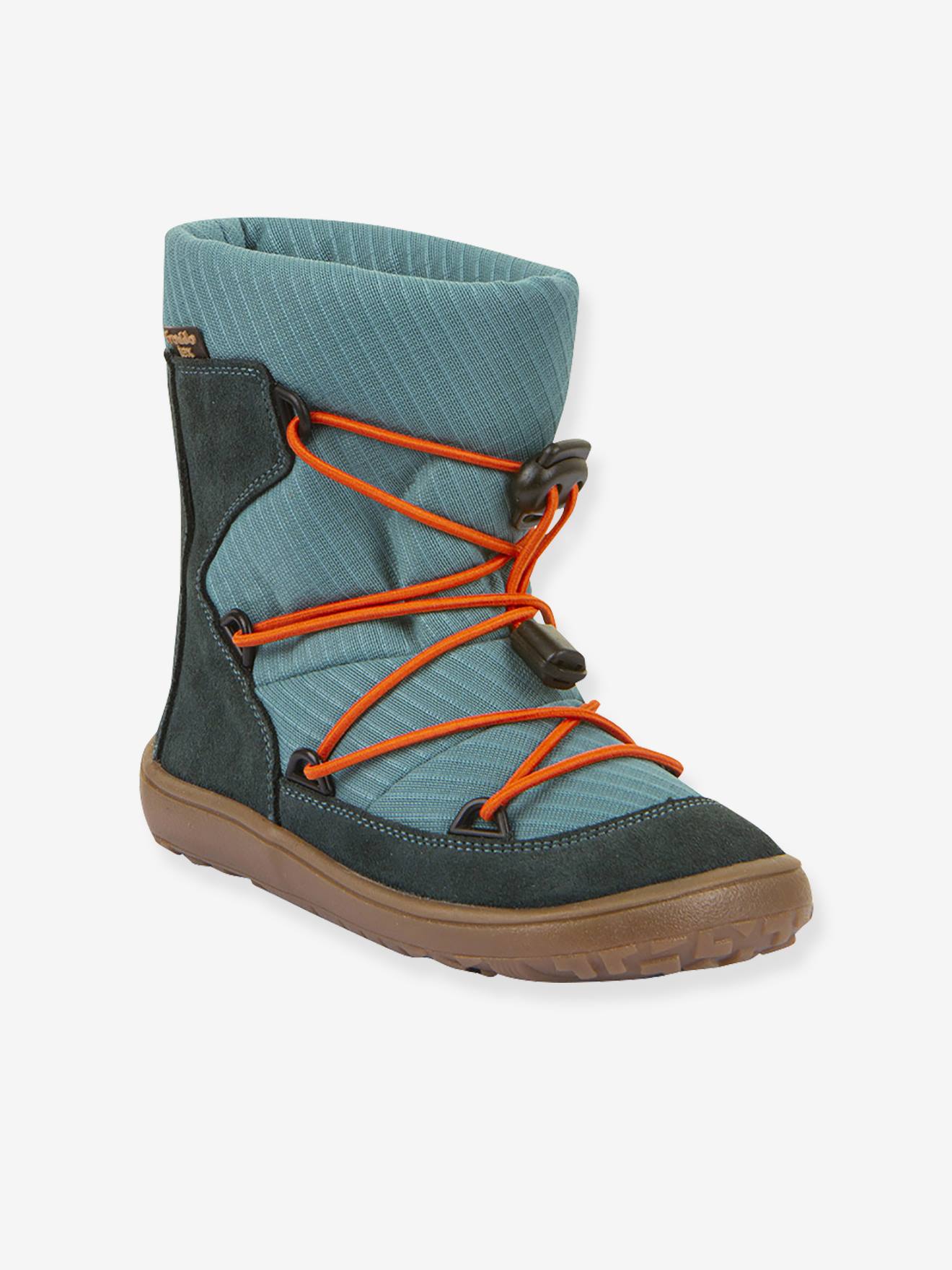 Barefoot Laarzen Kinderen Barefoot Tex Track Wool Froddo Petrolblauw