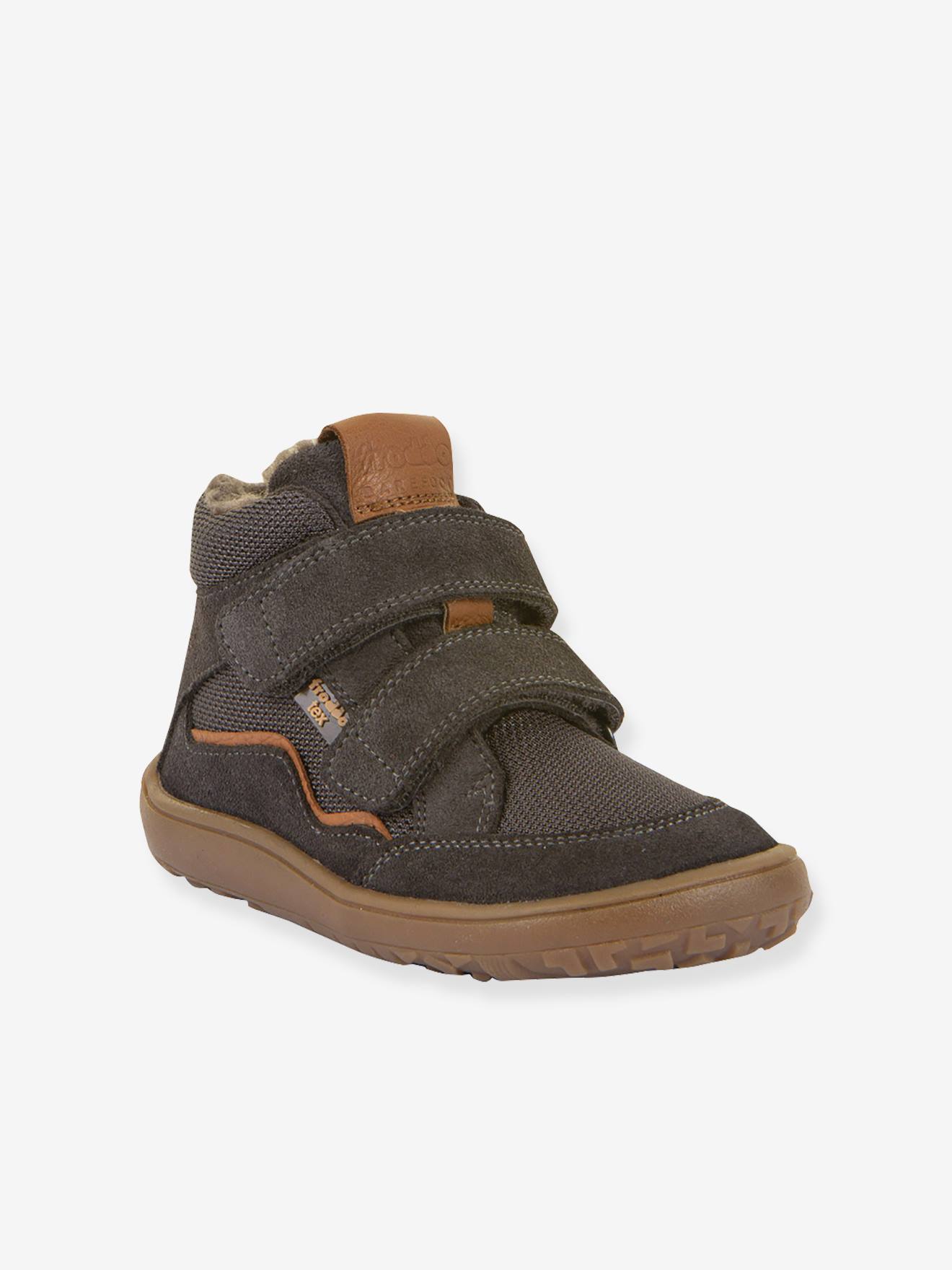 Blote voeten boots kinderen BAREFOOT TEX WOOL FRODDO leigrijs