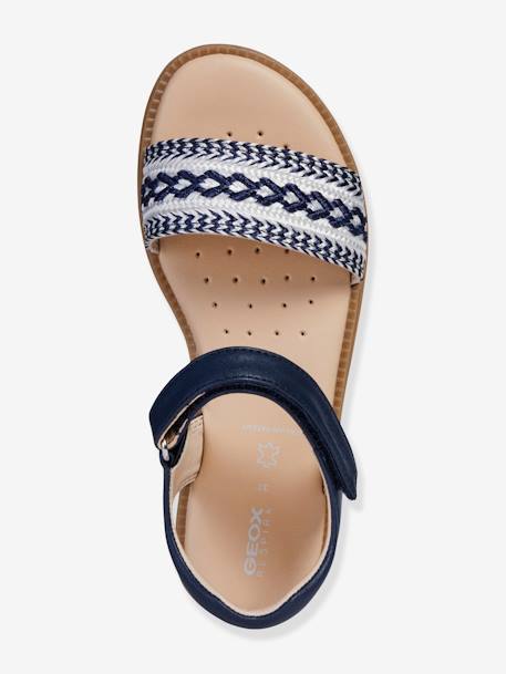 Sandalen voor meisjes Karly Girl GEOX® MARINEBLAUW - vertbaudet enfant 