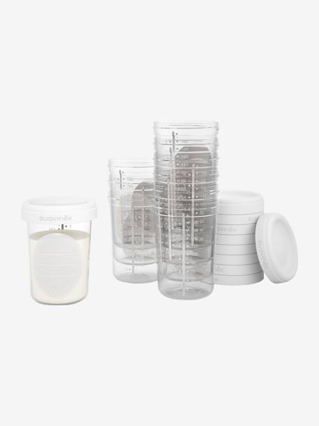 10 Pots De Conservation 0 Ml Suavinex Blanc Puericulture 10 Pots De Conservation 0 Ml Suavinex Blanc Puericulture