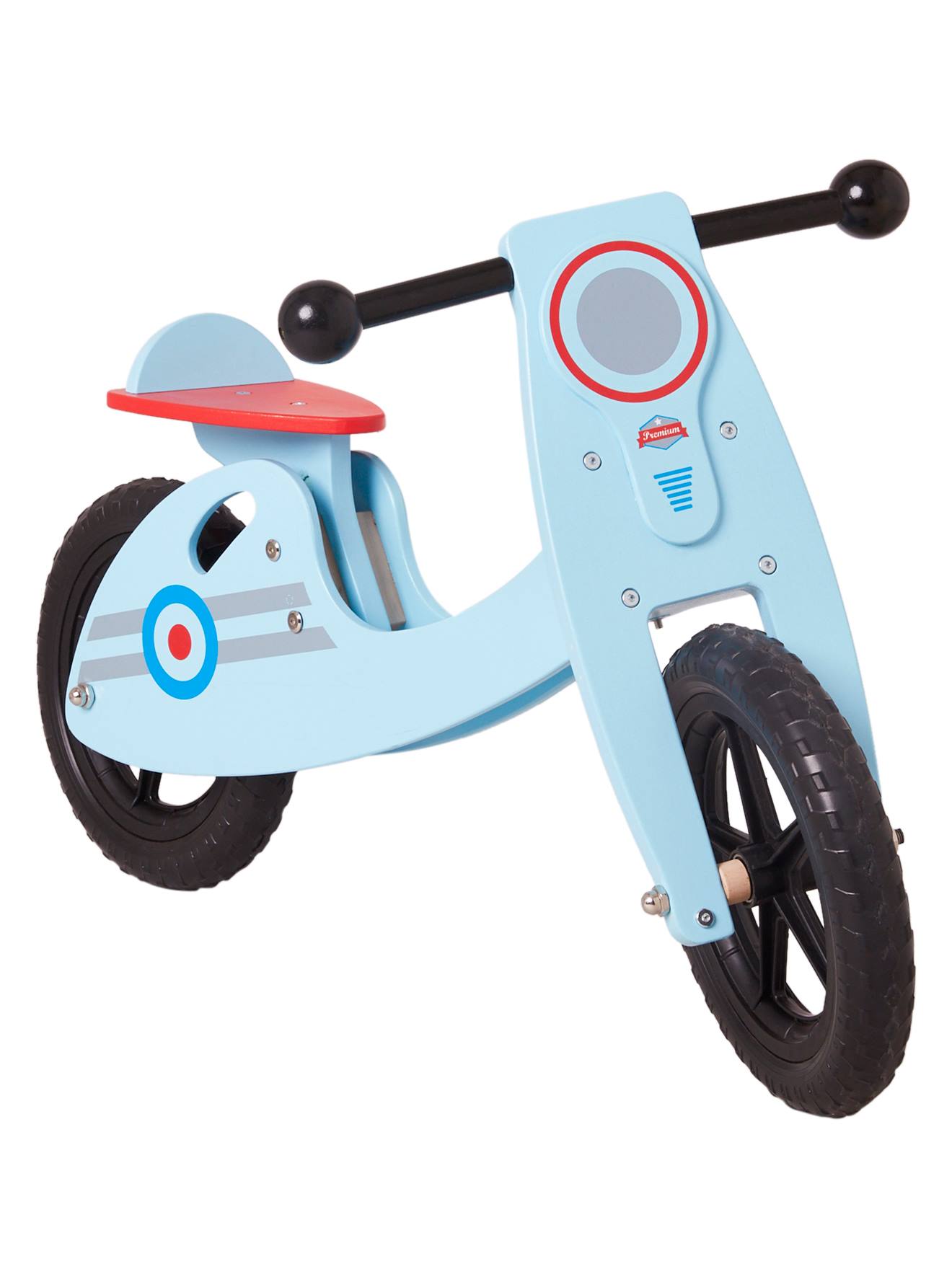 scooter a bascule en bois