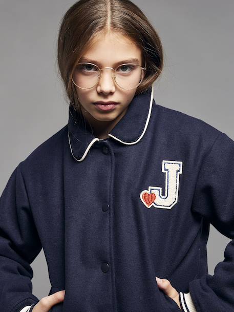 Teddyjas voor meisjes JONEN marineblauw - vertbaudet enfant 