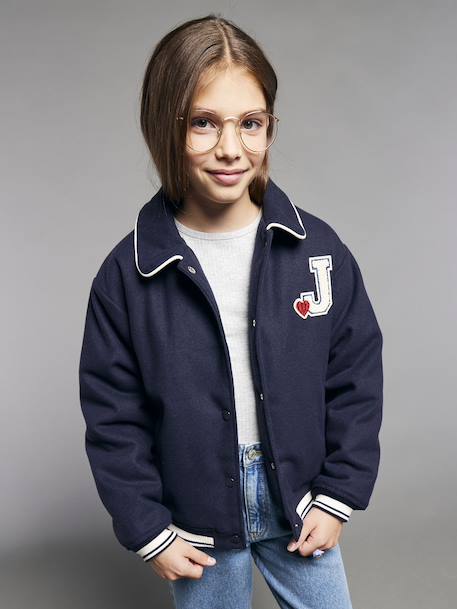 Teddyjas voor meisjes JONEN marineblauw - vertbaudet enfant 