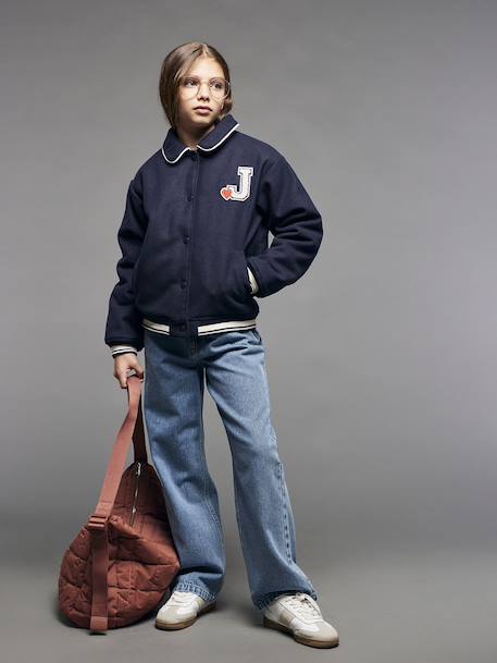 Teddyjas voor meisjes JONEN marineblauw - vertbaudet enfant 