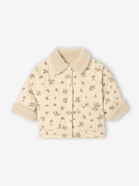 Bébé-Veste matelassée bébé en velours imprimé