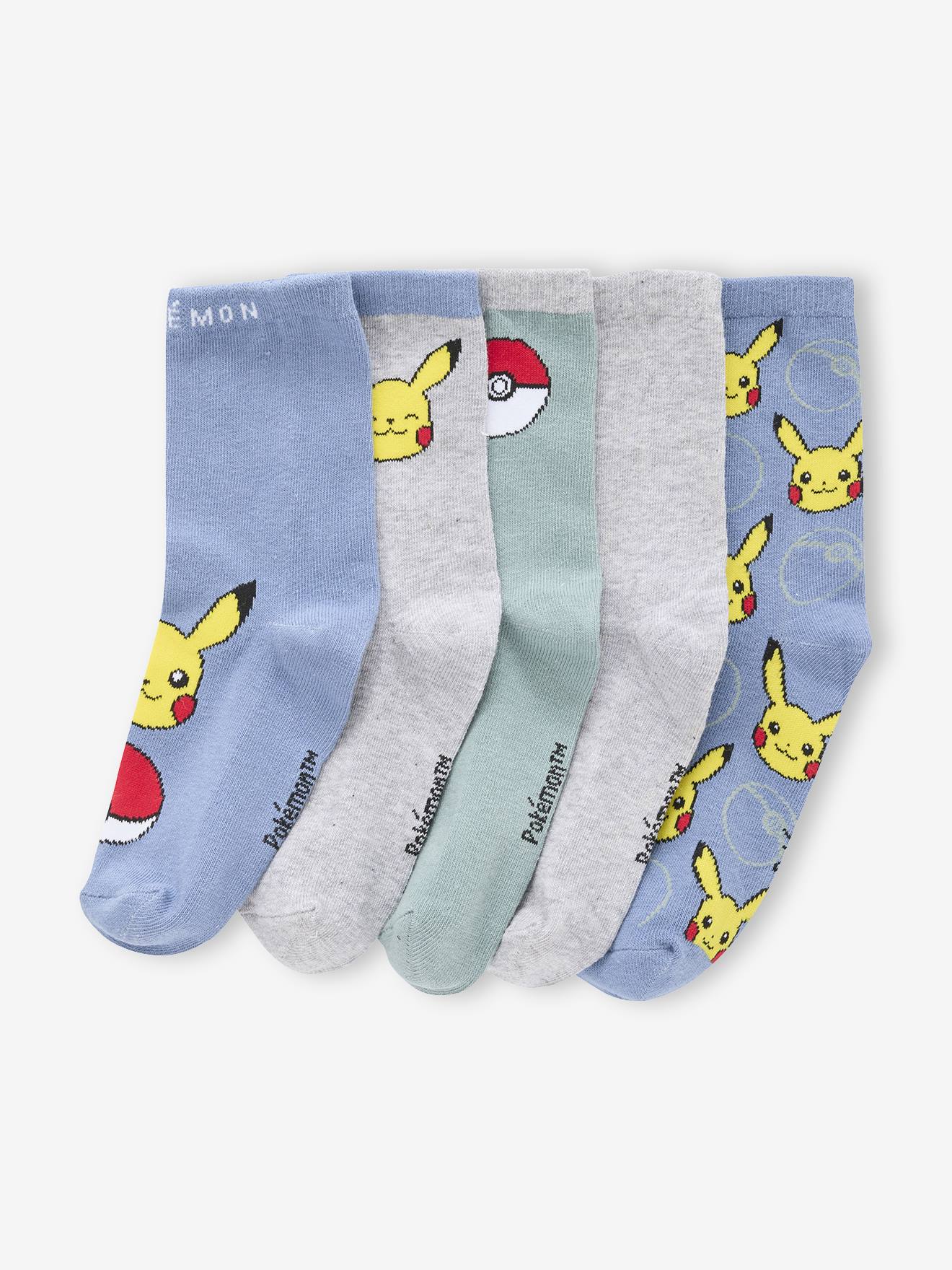 Pokémon Set Van 5 Paar Pokemon® Sokken Hemelsblauw