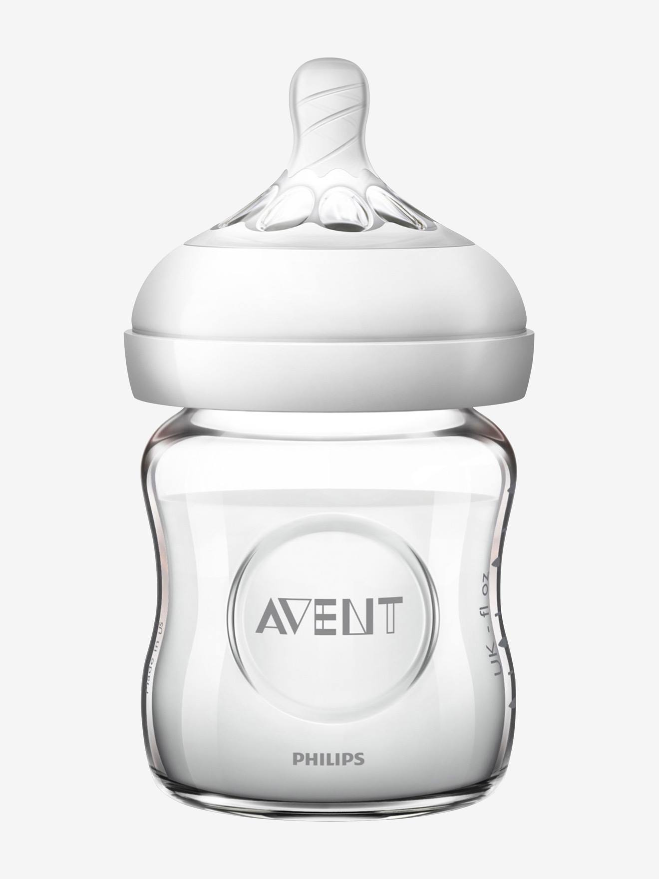 Preek Roos slijtage Newborn-set: 3 glazen flesjes + Philips AVENT Natural speen - transparant,  Verzorging