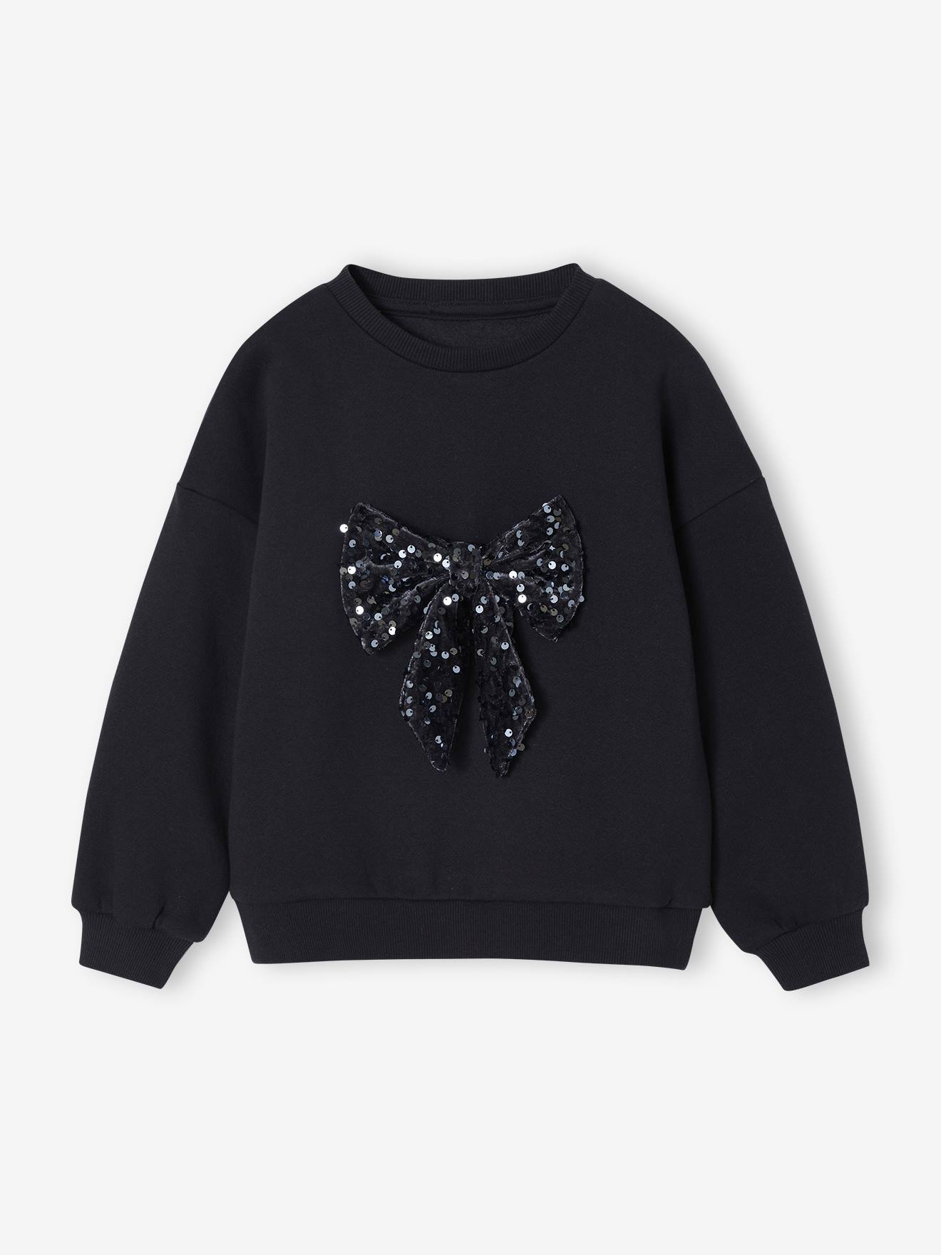 Vertbaudet Kerstsweater Voor Meisjes Met Lovertjes Antraciet