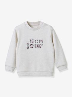 -<p>CYRILLUS sweater met letters van Liberty stof, baby, biologisch katoen</p>
