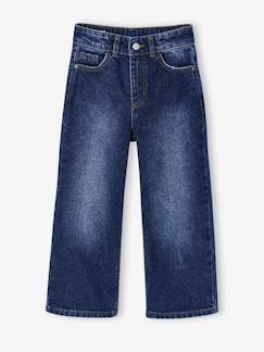 Meisje-Wijde meisjesjeans medium lichaamsbouw